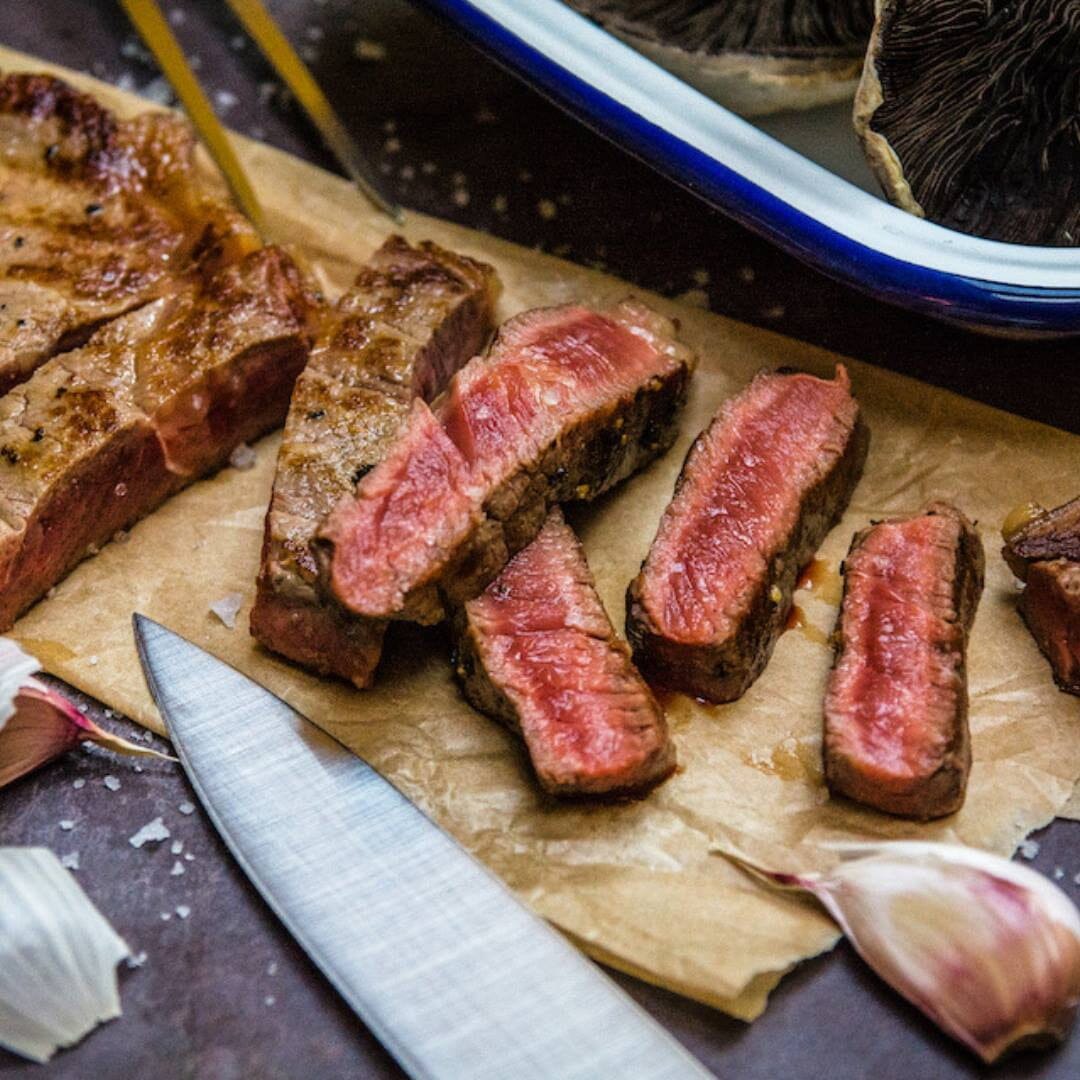 Beef Sirloin Steak Extra Trim 21-day aged 2 x 227g (Per Pack) TheButchersShop