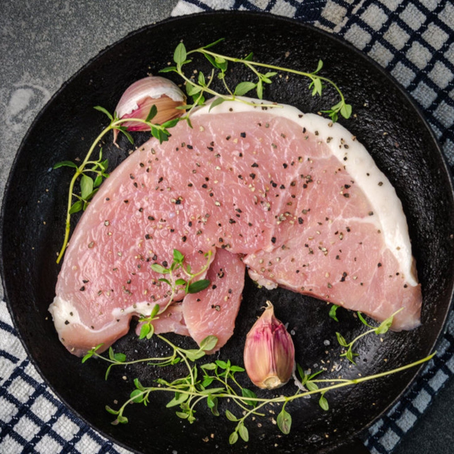 Gammon Steak Sweet Cure 3 x 200g /7oz (Per Pack) TheButchersShop